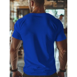 Men's Casual Short Sleeve T-Shirt with Bold 