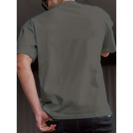 Men's Casual Short Sleeve T-Shirt with Bold 
