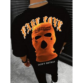 Men's Summer Street Style Graphic Tee - Bold 