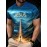 Men'S 3D Jesus Print T-Shirt - Casual Crew Neck, Short Sleeve, Stretch Fabric, Vibrant Mountain Landscape Design with Illuminated Pathway, Perfect for Spring & Summer