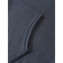 Men's Jesus The Way Truth Life John 14:6 Scripture Hoodie - Brown with Bold Yellow Lettering, Casual Pullover Hooded Sweatshirt, Regular Fit Autumn Winter Comfortable Religious Apparel