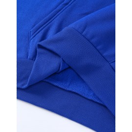 [Men's Cross Print Hooded Sweatshirt] Black Men's 