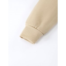 [Men's Cross Print Hooded Sweatshirt] Black Men's 