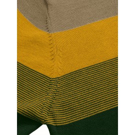 Men's Slim-Fit Casual Soft Commuter Knit Sweater - High Neck Long Sleeve with 1/4 Zipper, Navy & Light Grey Color Block Design for Autumn/Winter, Office & Casual Wear, Knitted Sweater, Comfortable Winter Wear