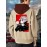 [Men's Anime Hoodie] Trendy Anime Hoodie | Men's Black with Red & White Print, Casual Drawstring Pullover, Front Kangaroo Pocket, Long Sleeve, Polyester Blend, All Seasons